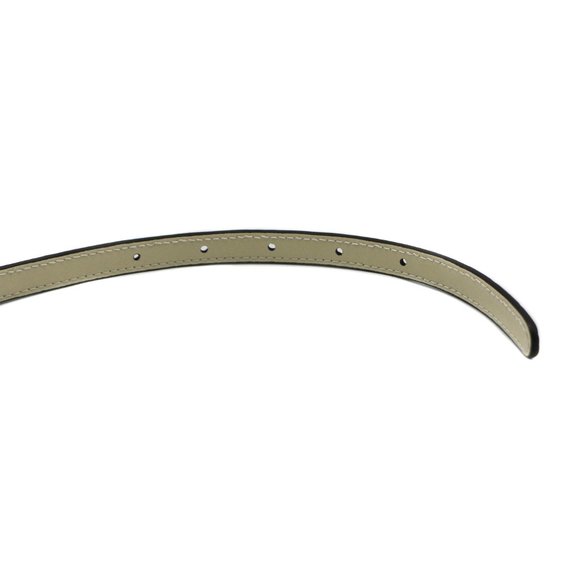 13066 - Gucci White Leather Thin Belt 703327 main image 6
